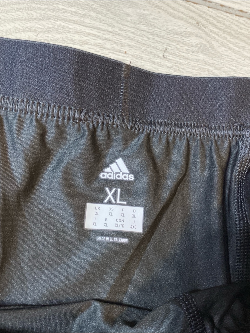 Adidas Men’s XL Triple Stripe Slider No Cup Compression Shorts Black NWT. - Picture 3 of 9